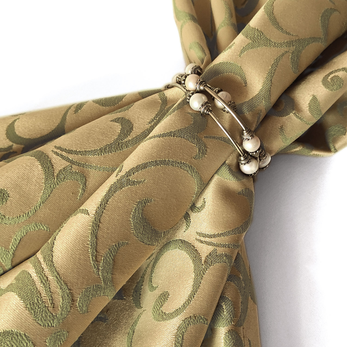 Салфетки 40x40 см. цвет фисташковый дизайн 1751 (крупный вензель) коллекция Ричард Салфетки 40x40 см. цвет фисташковый дизайн 1751 (крупный вензель) коллекция Ричард