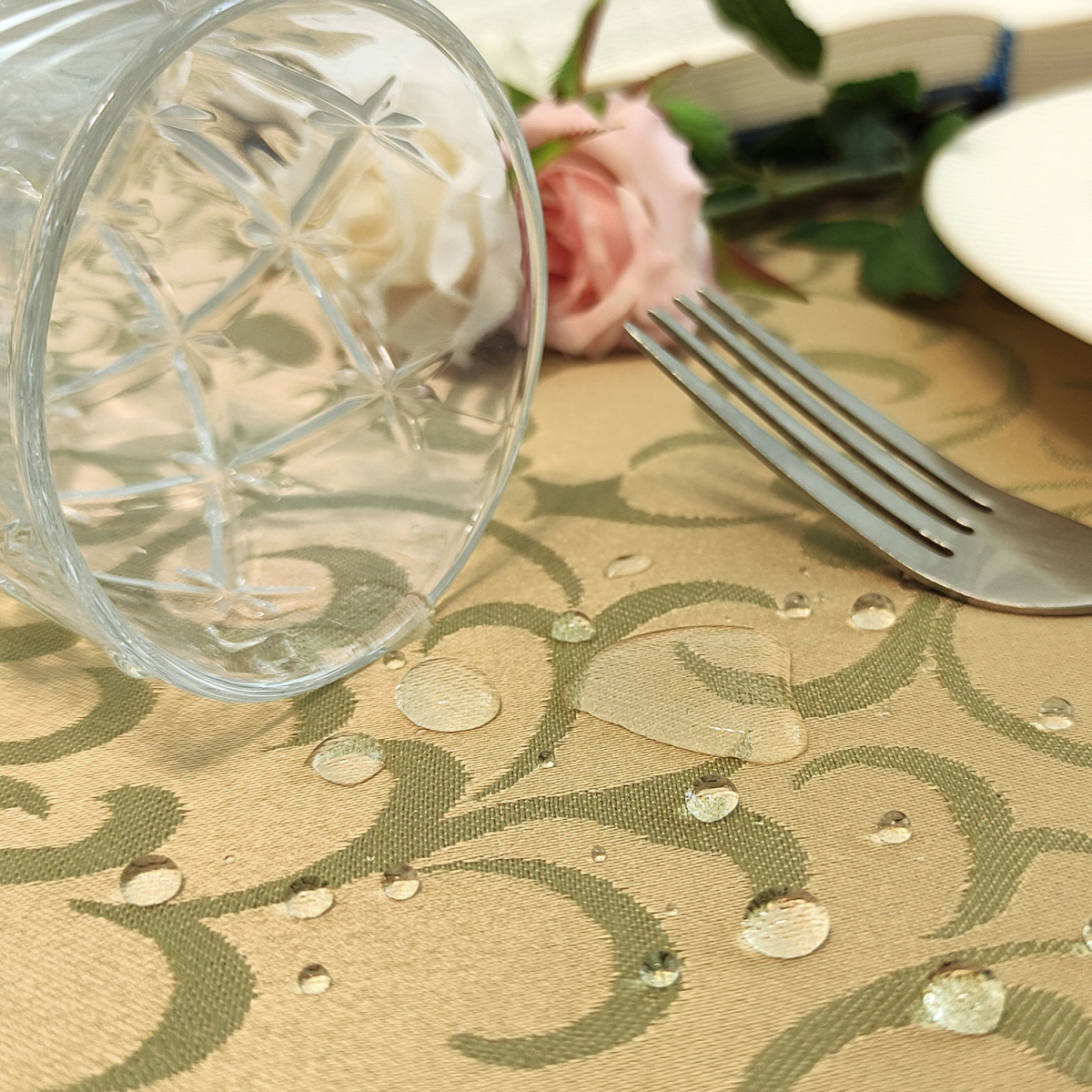 Салфетки 40x40 см. цвет фисташковый дизайн 1751 (крупный вензель) коллекция Ричард Салфетки 40x40 см. цвет фисташковый дизайн 1751 (крупный вензель) коллекция Ричард