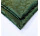 Скатерть d-140 см. цвет зеленый цветочный узор 1589 с пропиткой от загрязнений