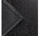 Скатерть 90x130 см. цвет черный узор 1812 тонкий завиток с пропиткой от загрязнений