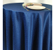 Скатерть d-160 см. цвет синий узор 1812 тонкий завиток с пропиткой от загрязнений