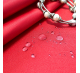 Скатерть 200x200 см. цвет красный без рисунка с пропиткой от загрязнений ткань Журавинка