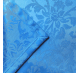 Скатерть 140x200 см. цвет голубой узор 1472 цветочный дамаск с водоотталкивающей пропиткой ткань Журавинка