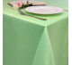 Скатерть 180x180 см. цвет салатовый без рисунка с пропиткой от загрязнений