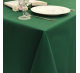 Скатерть 100x140 см. цвет зеленый без рисунка с пропиткой от загрязнений ткань Грета