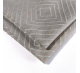Скатерть 240x240 см. цвет натуральный лён узор 2604 квадраты с водоотталкивающей пропиткой ткань Ханна
