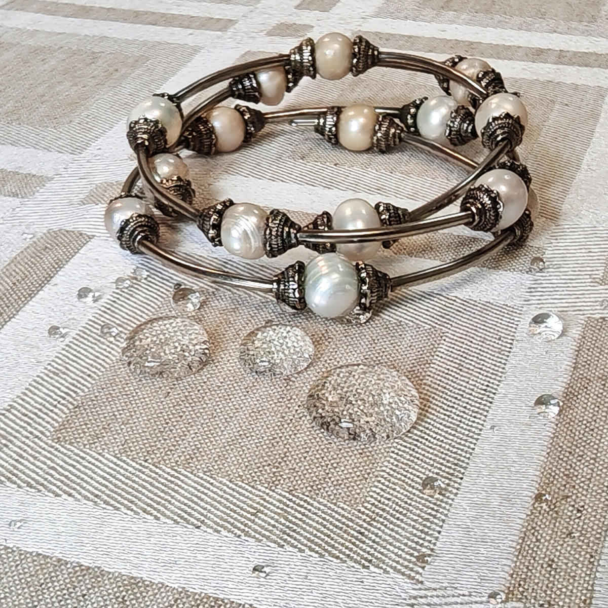 Скатерть d-300 см. цвет натуральный лён дизайн 2766 клетка с водоотталкивающей пропиткой Скатерть d-300 см. цвет натуральный лён дизайн 2766 клетка с водоотталкивающей пропиткой