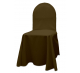 Универсальный чехол на стул цвет коричневый