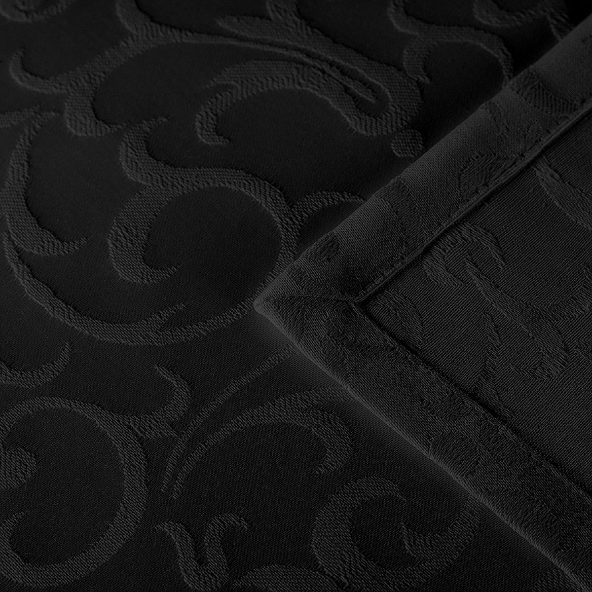 Подтарельники 45х35 см. ткань Ричард 1751 цвет черный