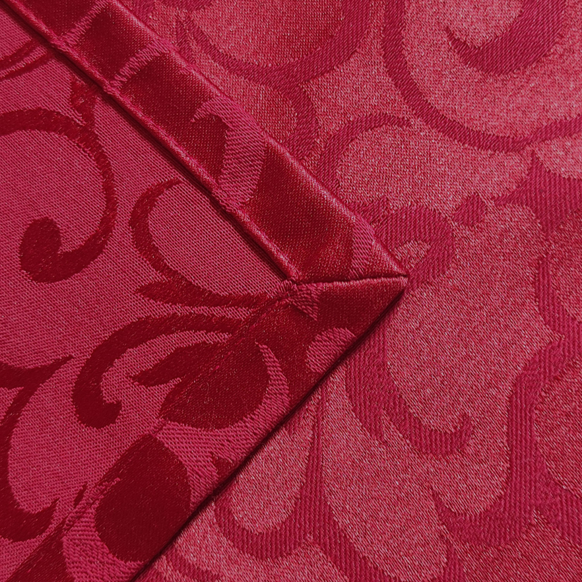 Подтарельники 45х35 см. ткань Ричард 1751 цвет бордовый