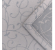 Скатерть прямоугольная с водоотталкивающей пропиткой ткань Ричард 1812 (тонкий вензель) цвет серый