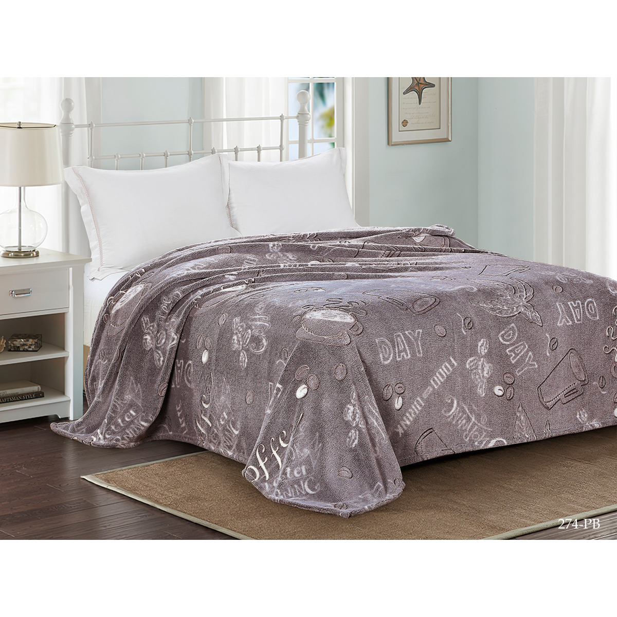 Плед AlViTek (АльВиТек) 180x200 арт. Al-180/274-pb Плед AlViTek (АльВиТек) 180x200 арт. Al-180/274-pb