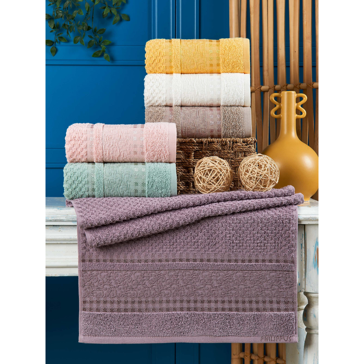 Полотенце 6 шт. PHILIPPUS 50x90 см. арт. PHILIPPUS-12096 Полотенце 6 шт. PHILIPPUS 50x90 см. арт. PHILIPPUS-12096