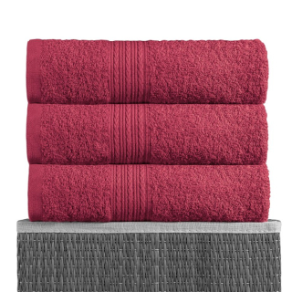 Простыня Махровая BAYRAMALY 180х210 арт. BAYRAMALY-180-бордо