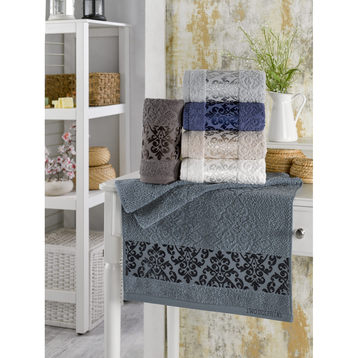 Полотенце 6 шт. TWO DOLPHINS 50x90 арт. TWO DOLPHINS-11113 Полотенце 6 шт. TWO DOLPHINS 50x90 арт. TWO DOLPHINS-11113