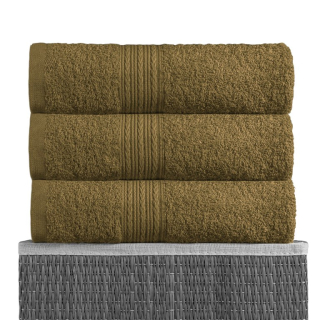 Простыня Махровая BAYRAMALY 150х210 арт. BAYRAMALY-150-темно олив