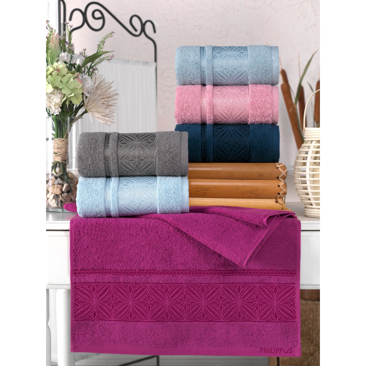 Полотенце 6 шт. PHILIPPUS 50x90 арт. PHILIPPUS-11574 Полотенце 6 шт. PHILIPPUS 50x90 арт. PHILIPPUS-11574