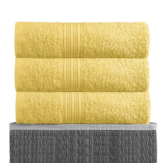 Простыня Махровая BAYRAMALY 180х210 арт. BAYRAMALY-180-лимонная