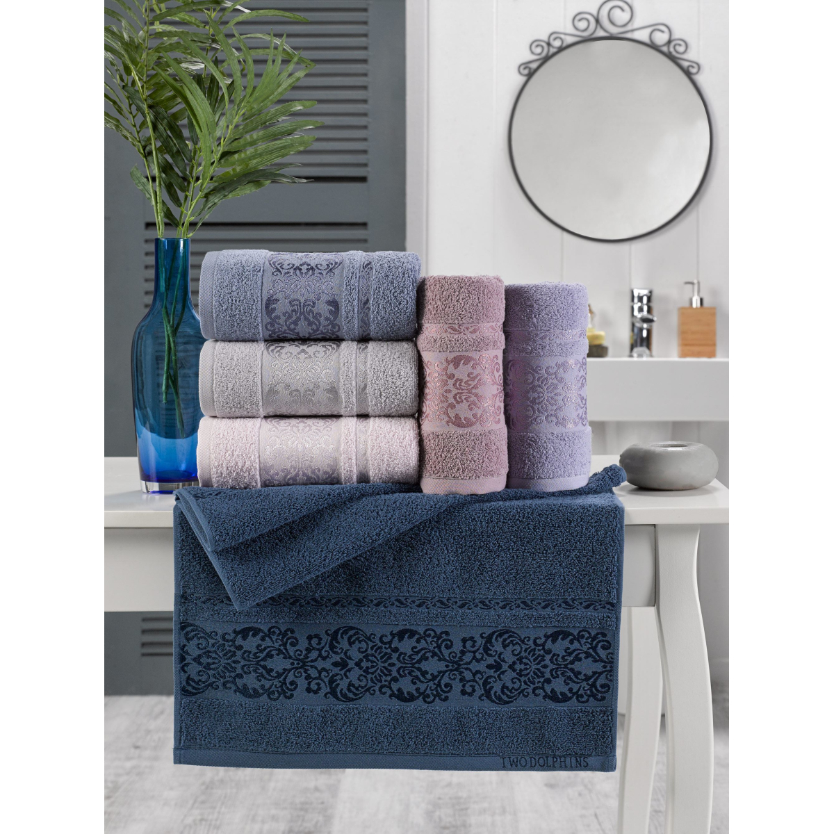 Полотенце 6 шт. TWO DOLPHINS 50x90 арт. TWO DOLPHINS-11554 Полотенце 6 шт. TWO DOLPHINS 50x90 арт. TWO DOLPHINS-11554