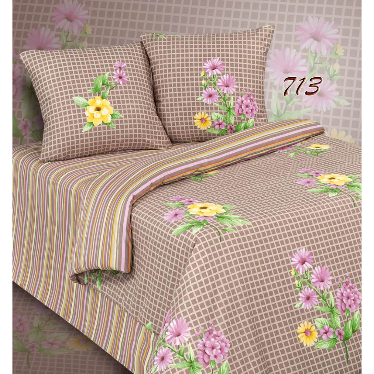 Комплект постельного белья AlViTek (АльВиТек) Евро арт. АльВиТек-ПA-3-713 Комплект постельного белья AlViTek (АльВиТек) Евро арт. АльВиТек-ПA-3-713